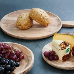 CASA ACACIA CHIC Assiette Avec Manche Naturel