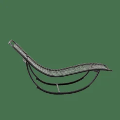 CASA ACAPULCO Chaise Longue Basculante Noir