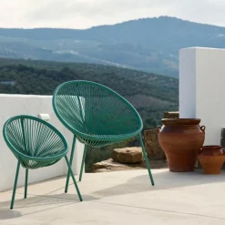 CASA ACAPULCO Chaise Lounge Aqua