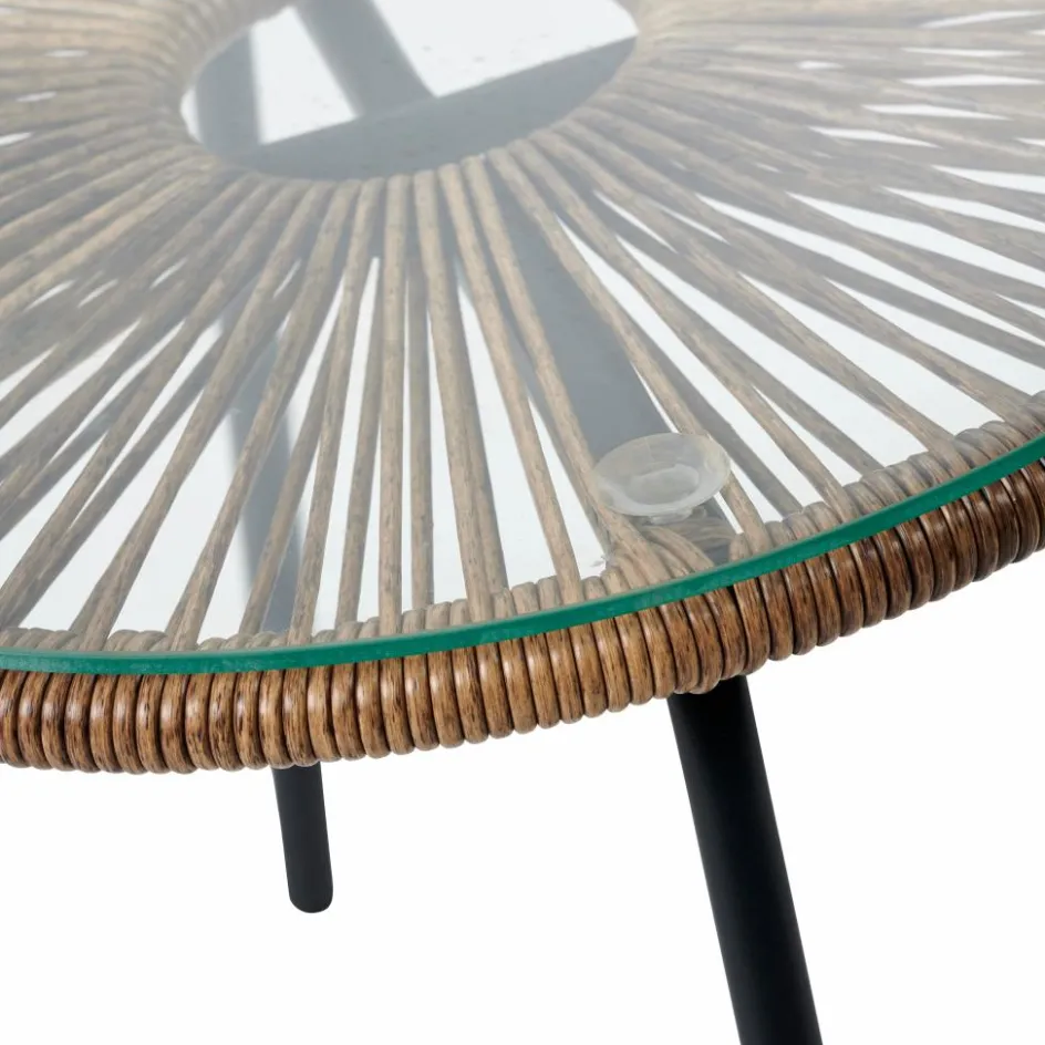 CASA ACAPULCO Chaise Lounge Set De 2 Sable