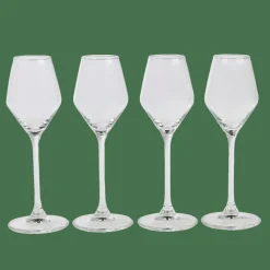 CASA AFTER DINNER Verre à Porto Set De 4 Transparent