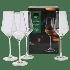 CASA AFTER DINNER Verre à Whisky Set De 4 Transparent