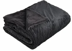 CASA AGNES Plaid Blanc Cassé