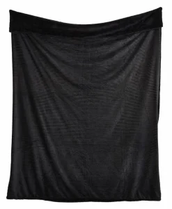 CASA AGNES Plaid Blanc Cassé