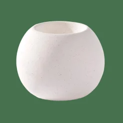 CASA ALBA Support Bougie Chauffe-plat Blanc