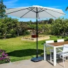 CASA ALU Parasol Sans Pied De Parasol Blanc