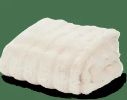 CASA ALVA Plaid Blanc Cassé