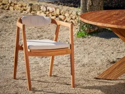 CASA AUGUST Coussin Dossier Beige