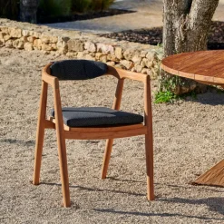 CASA AUGUST Coussin Dossier Noir