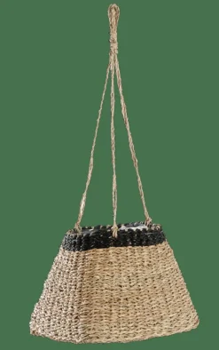 CASA BAKU Pot à Suspendre Noir, Naturel