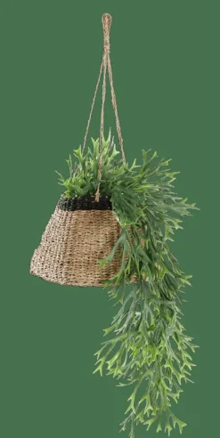 CASA BAKU Pot à Suspendre Noir, Naturel