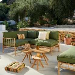 CASA BAMBOLETTE Banc Lounge Aspect Bambou