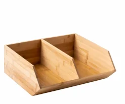 CASA BAMBOO Boîte De Rangement à Fins Herbes Naturel