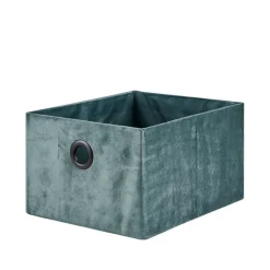 CASA BASIC Panier Pliable Pétrole