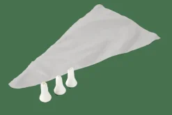 CASA BASIC Poches à Douille Set De 20 Blanc