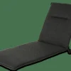 CASA BAYA Coussin De Jardin Chaise Longue Noir