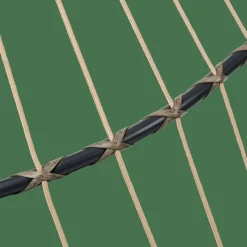 CASA BAZAI Chaise Suspendue Avec Support Noir