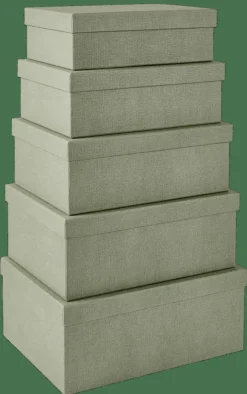 CASA BIGSO Boîte De Rangement XL Menthe