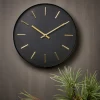 CASA BLACK Horloge Murale Noir