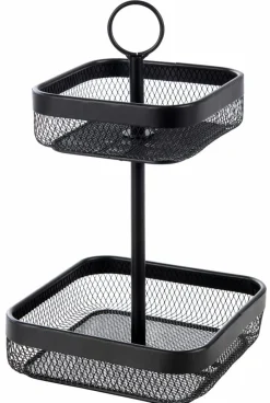 CASA BLACK LUNAR Panier Ovale 2 Pièces Noir