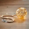 CASA BLOXEM Boule Déco Avec 21 LEDs Doré