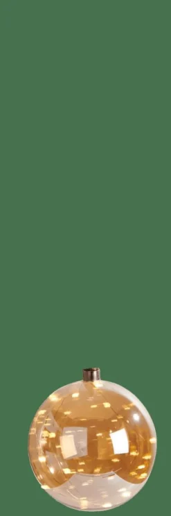 CASA BLOXEM Boule Déco Avec 21 LEDs Doré