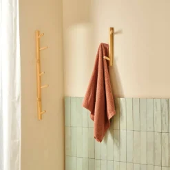 CASA B-LUX Tapis De Bain Bordeaux