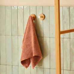 CASA B-LUX Tapis De Bain Bordeaux