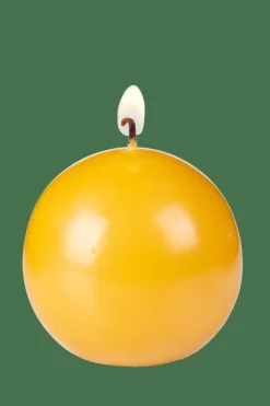 CASA BOLA Bougie Boule Jaune