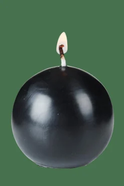 CASA BOLA Bougie Boule Noir