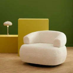 CASA BRAID Pouf Naturel