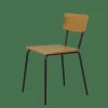 CASA BRODY Chaise De Salle à Manger Naturel