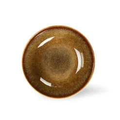 CASA COZY BROWN Assiette Creuse Brun