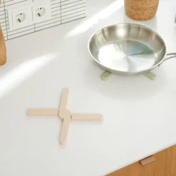 CASA CUISINO Dessous-de-plat Pliable Sable