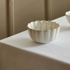 CASA DAHLIA Assiette Blanc