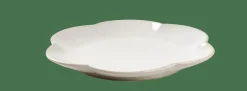 CASA DAHLIA FLOWER Assiette Blanc
