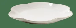 CASA DAHLIA FLOWER Assiette Blanc