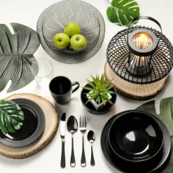 CASA DUO Bougies Dîner Set De 2 Brun