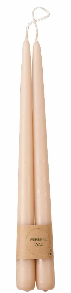 CASA DUO Bougies Dîner Set De 2 Blanc