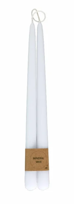 CASA DUO Bougies Dîner Set De 2 Crème, Menthe, Multicolore