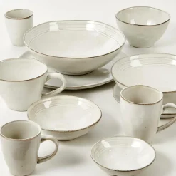 CASA EARTH MARL Mug Avec Anse 30 CL Crème