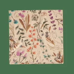 CASA ECO DRIED FLOWER Set De 20 Serviettes Multicolore