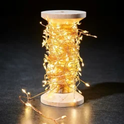 CASA ELLI Guirlande Lumineuse Cluster 200 LED Cuivre