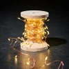CASA ELLI Guirlande Lumineuse Avec 100 LEDS Cluster Cuivre