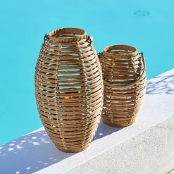 CASA ELLIPS Lanterne Naturel