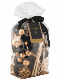 CASA ESCAPE BLACK OUDH Bougies Chauffe-plat Parfumées Set De 9 Noir