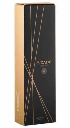CASA ESCAPE BLACK OUDH Bougies Chauffe-plat Parfumées Set De 9 Noir