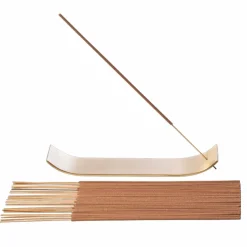 CASA ESCAPE INDIAN INSPIRATION Bougie Parfumée Dans Un Verre Blanc, Beige, Multicolore