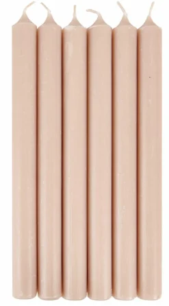 CASA FINA Bougies Set De 6 Mauve Clair