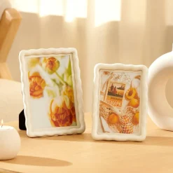 CASA FLOWY Cadre Photo Blanc